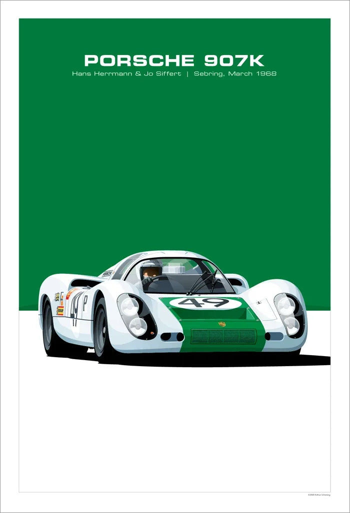 Retro Racing GTR Car Vintage Sports Car, Wall Art, HD Canvas Print Poster, Home, Room Office, Decoration Supplies