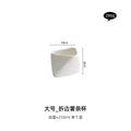 Three-dimensional folded French fries Cup ceramic cooking bowl characteristic hotel tableware snack plate dipping sauce.