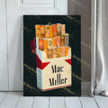 Moderne Mac Miller Paquet de Cigarettes Discographie Rétro Art Mural Impressions sur Toile Peinture Affiches Photos pour Salon Décoration Intérieure