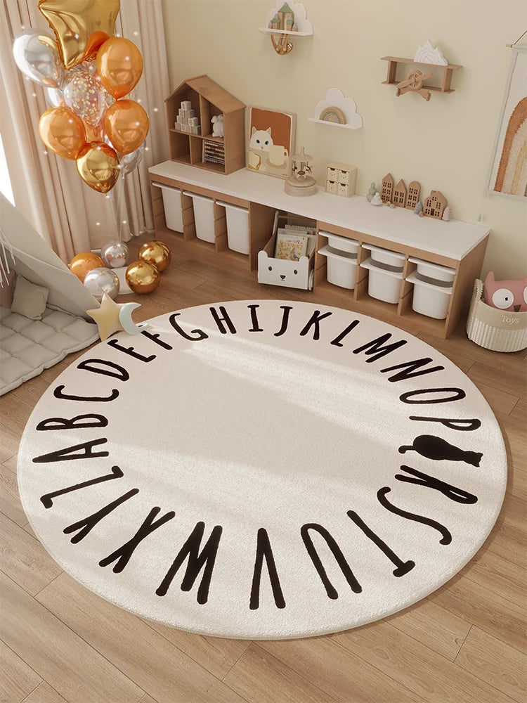 VIKAMA Alfombra de Invierno para Habitación de Niños, Alfombra de Noche para Dormitorio, Cojín Impermeable para Silla Giratoria, Decoración del Hogar