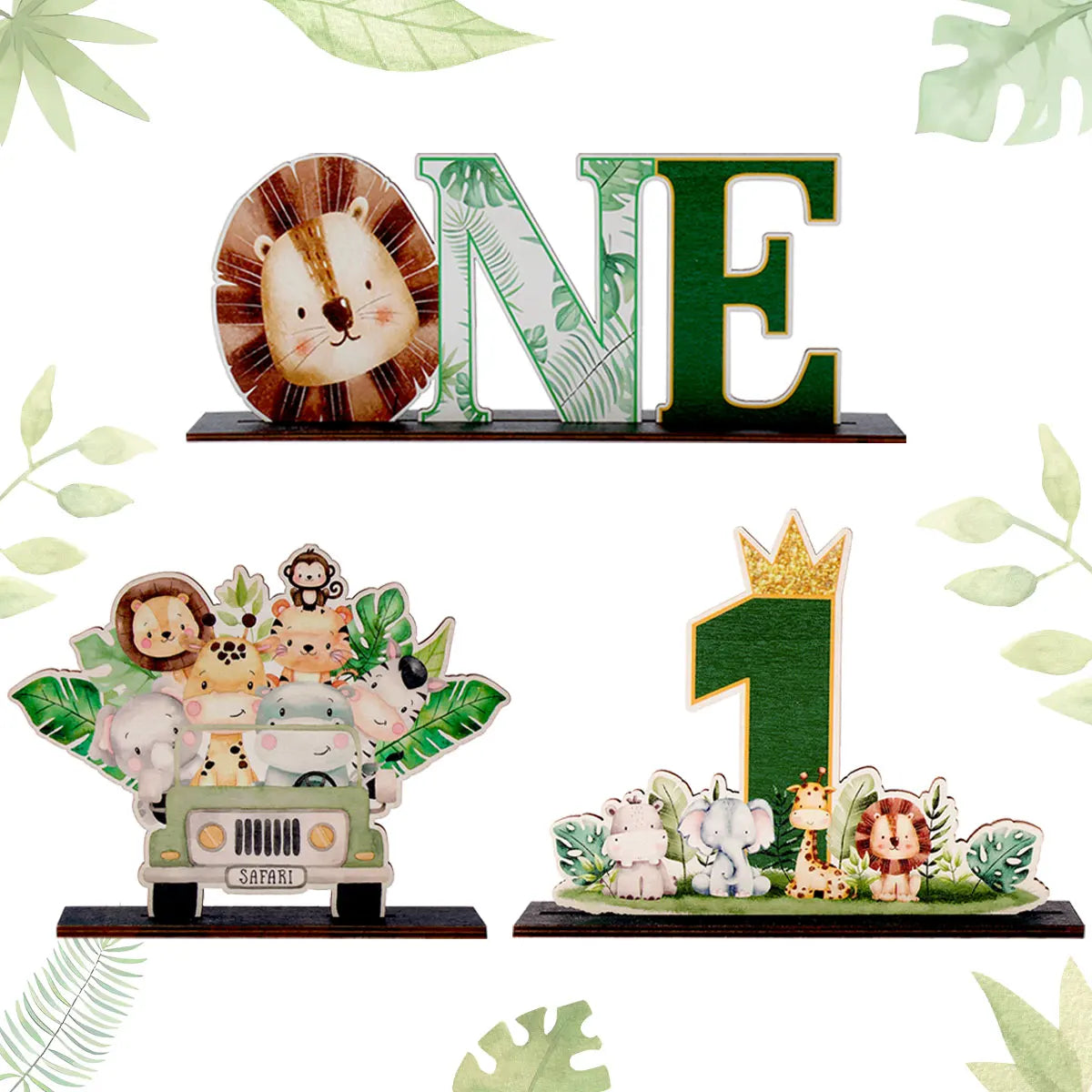 Porte-clés animaux de la jungle Porte-clés animaux de safari Lion Girafe Éléphant Porte-clés Décoration de fête d'anniversaire animaux Fête de naissance