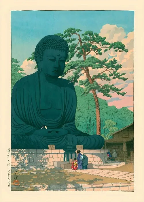 Ukiyo E Carteles Japoneses Vintage Antiguo Paisaje Japonés Bellas Artes Decoración Galería Ukiyo Impresiones Estéticas Pintura en Lienzo