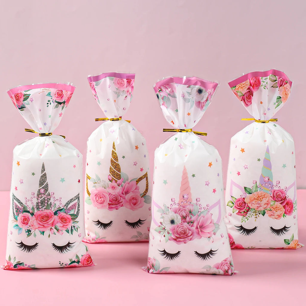 Cajas de regalo de unicornio, decoración de fiesta de cumpleaños, cajas de recuerdo de fiesta de unicornio para niños, suministros de decoración de fiesta de cumpleaños para baby shower