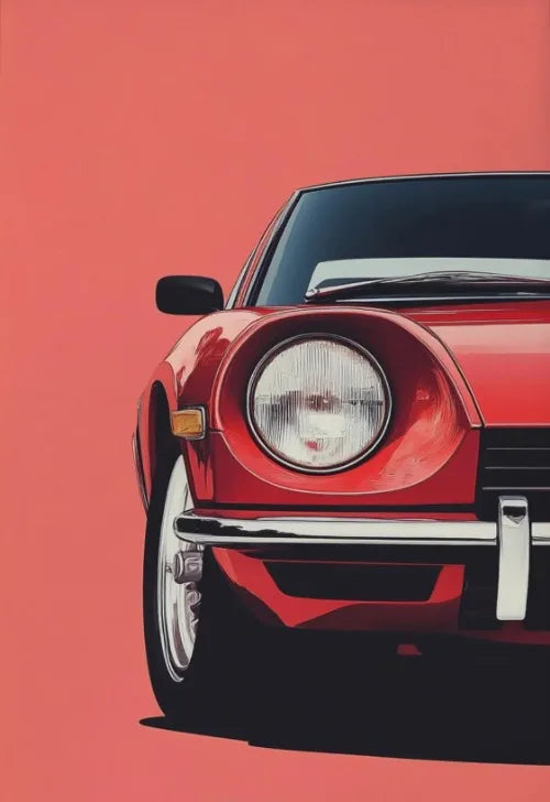 Retro Muscle Car 70s Auto Poster Classic German Car Poster Vintage Wall Art Unique Room Decoration Canvas Painting for Home Room