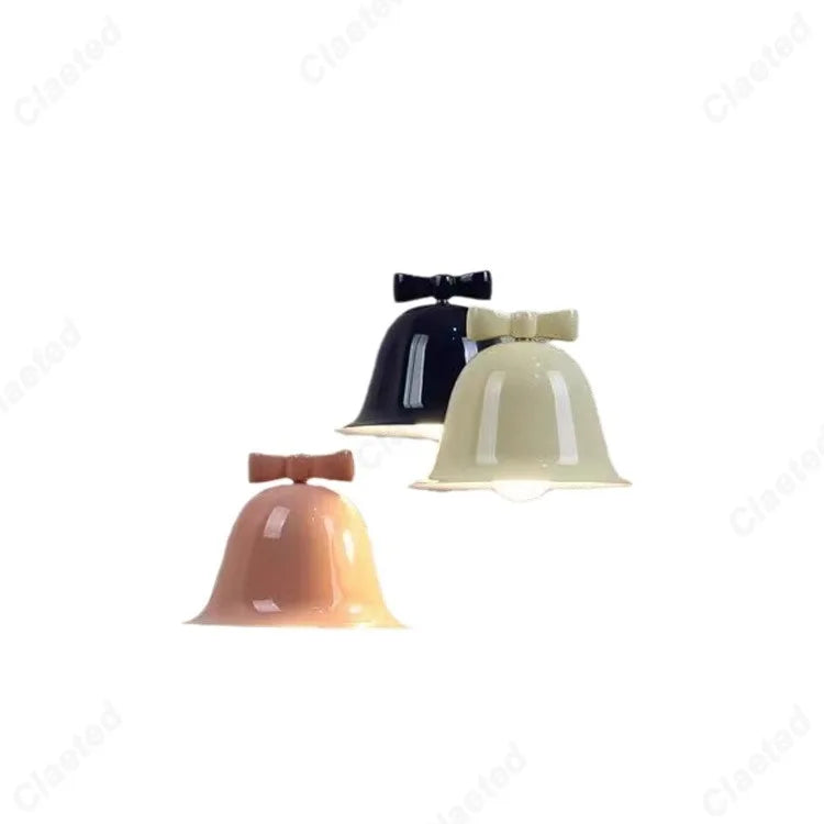 Lustre européen moderne simple LED en forme de cloche pour salon, salle à manger, bar, chambre à coucher, chevet, éclairage décoratif