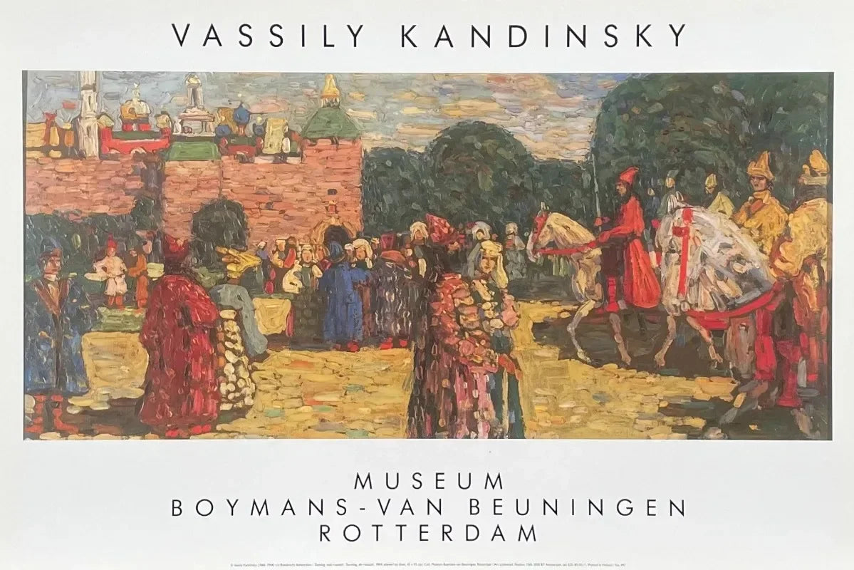Wassily Kandinsky Descomposición Geométrica Equilibrio Póster Retro Pinturas sobre Lienzo Cuadros de Pared Decoración para el Hogar Museo