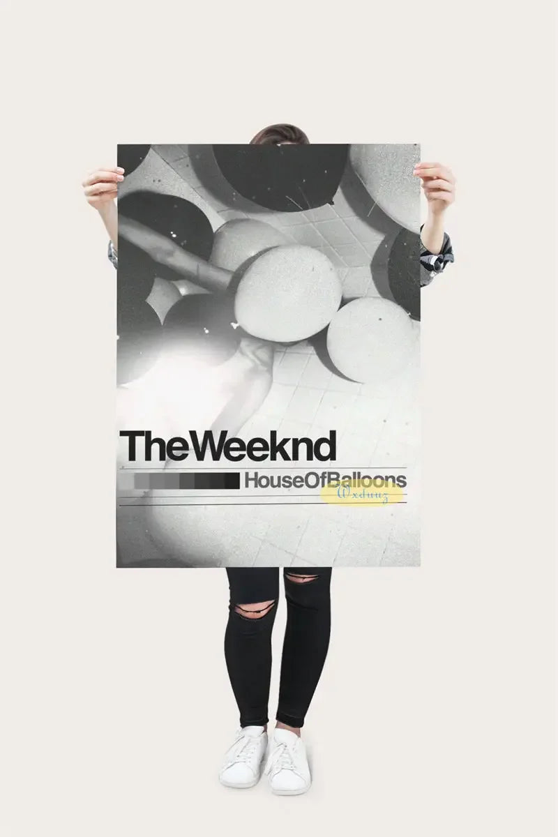 Póster The Weeknd Álbum de música Pop Rap Hip Hop Cantante Fotos de la vida Decoración de la pared Impresión de lienzo para el hogar Cuadros para sala de estar
