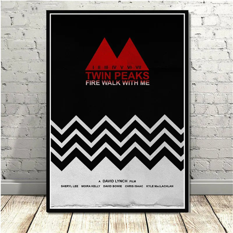 Serie de TV Twin Peaks, póster de anime de película clásica y grabados en lienzo, pintura artística, cuadros de pared para sala de estar, decoración del hogar