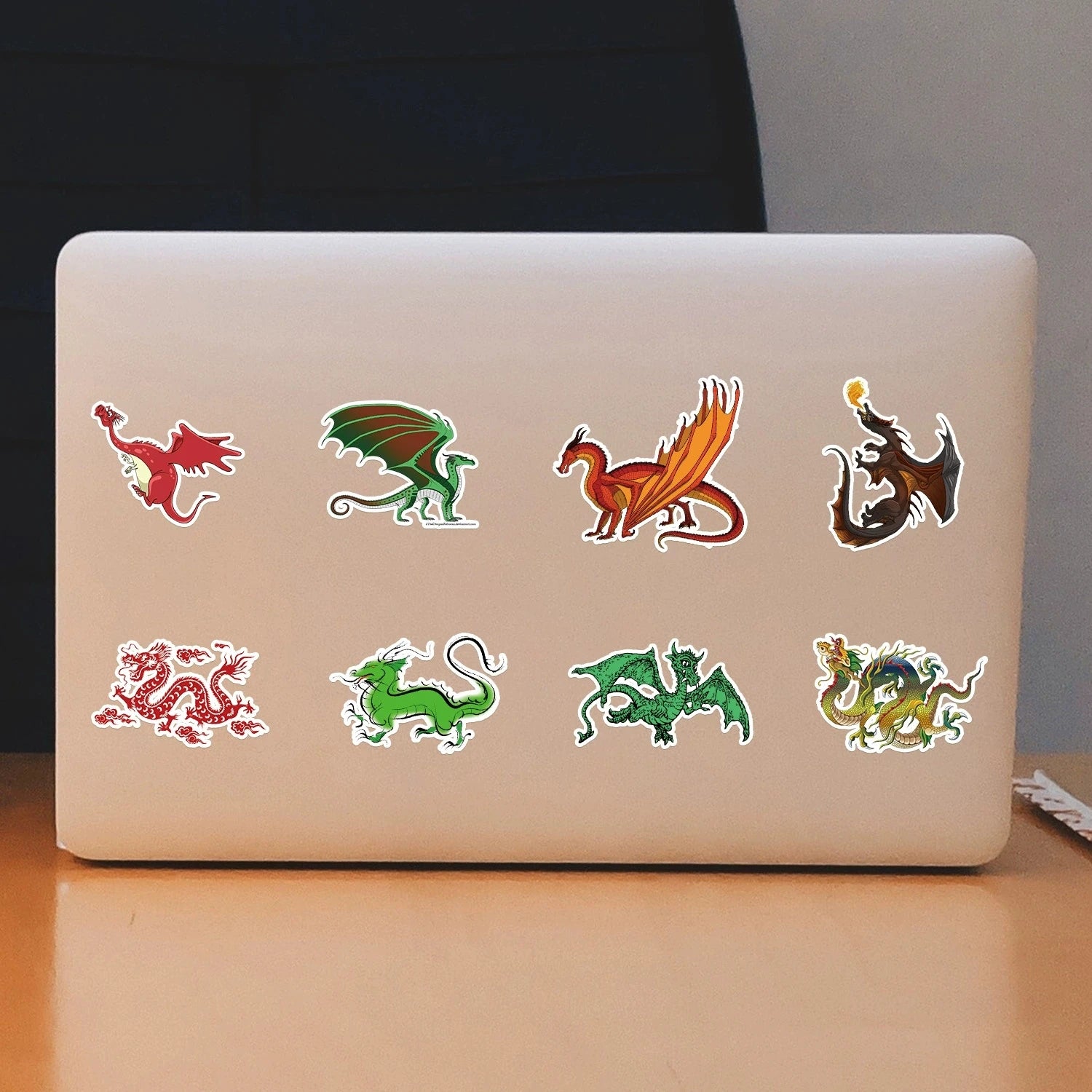 50/100 autocollants de graffiti mignons de dragon pour la décoration d'ordinateurs, autocollants imperméables, récompenses, papeterie, autocollants pour carnets