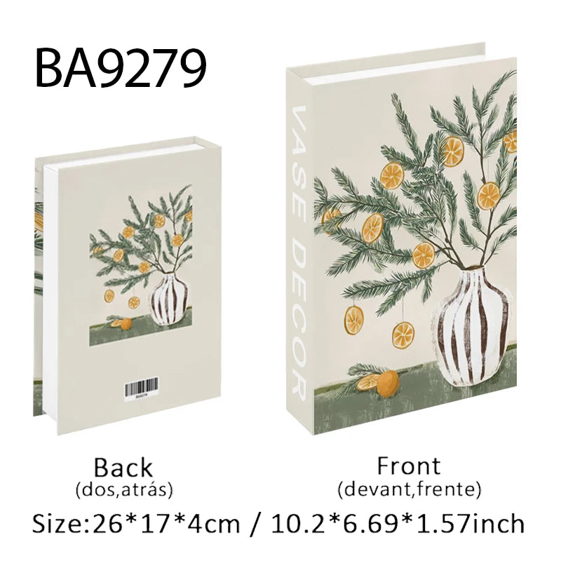 Bauhaus Boho Monet Luxe Decorative Books Book Decoration Fake Books Decor Storage Box Coffee Table Shlef Interior Room Ornaments