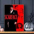Póster HD de la película S-ScarfaceS para pared, impermeable, para sala de estar, bar