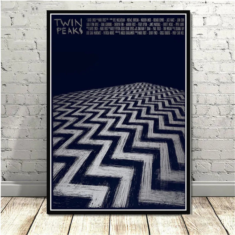 Serie de TV Twin Peaks, póster de anime de película clásica y grabados en lienzo, pintura artística, cuadros de pared para sala de estar, decoración del hogar