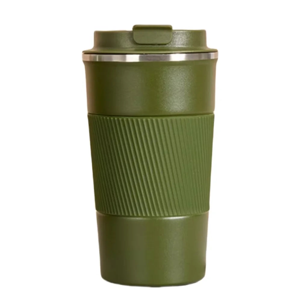 12.85/17.25oz Stainless Steel Thermos Insulated Cup Double-layer Leak-Proof Travel Mug For Sports Outdoor Portable Vacuum Bottle
