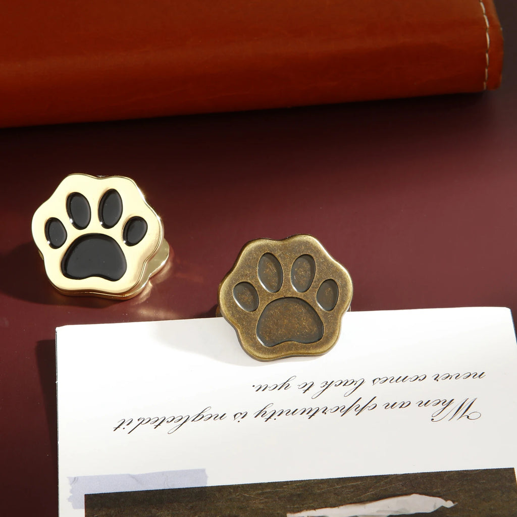 Trombones Serre-Papiers Patte de Chat en Métal Clips de Facture Pliants pour Notes Pince à Billets Fournitures de Bureau et Scolaires