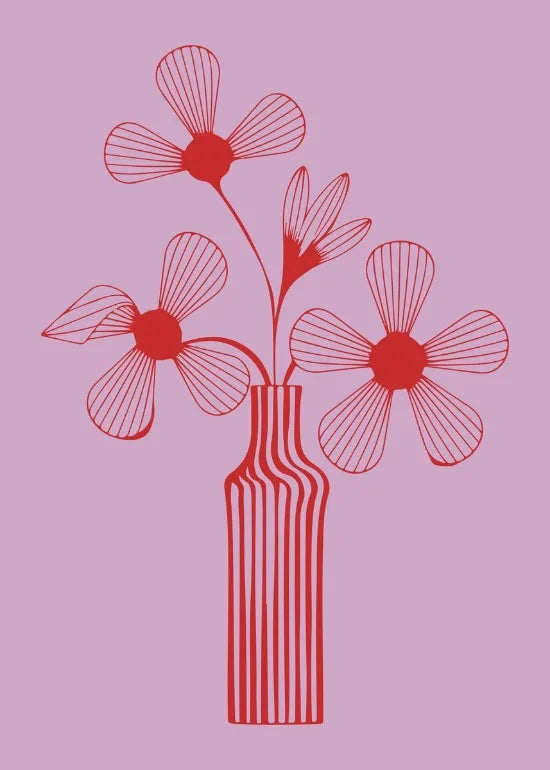 Abstract Floral Art Prints Poster Abstract Botanical Flowers Leaves Poster Canvas Painting Boho Home Room Aesthetic Wall Decor