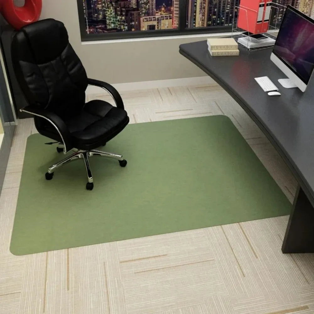 Alfombrillas de suelo modernas minimalistas para sala de conferencias, oficina en casa, antideslizantes, resistentes al desgaste, grises, silenciosas, modelo sénior de VIKAMA
