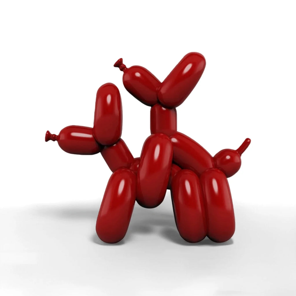 Modern Resin Balloon Dog Sculpture, Animal Craft, Home Decor, Dog Statue, Christmas Gift, Deco