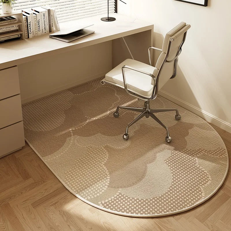 Alfombrilla para silla VIKAMA, alfombra arqueada para dormitorio, tocador, alfombra moderna para el hogar, estudio, sala de juegos, silla giratoria, alfombra silenciosa, alfombrilla para escritorio de oficina