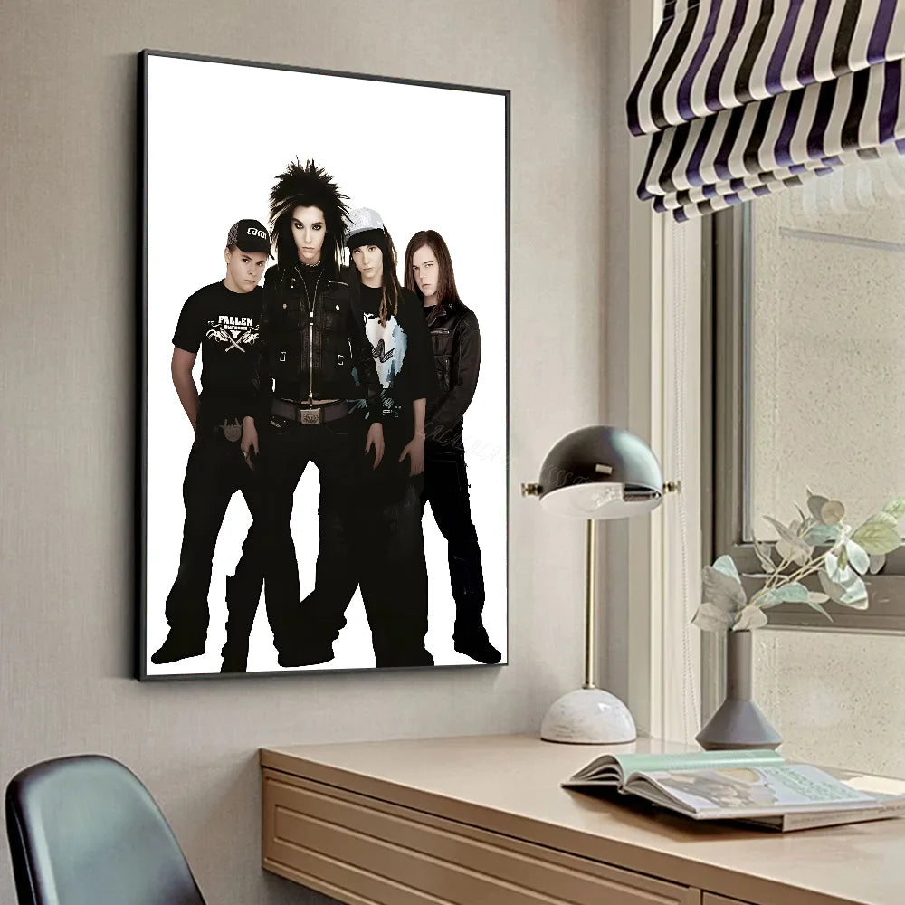 T-Tokio Hotel Poster Affiches HD Décoration Maison Chambre Bar Café Art Peinture Murale Photo