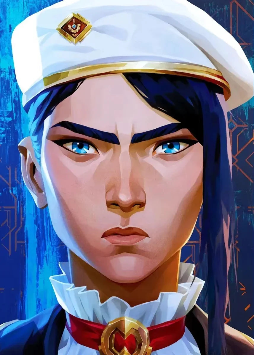 Arcane Season 2 Jinx VI Graffiti Caitlyn Jayce Viktor Character Poster Arcane Anime Game Canvas Printing Wall Art Room Decor
