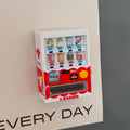 Mini Simulation Model Light Sign Fridge Magnets Dollhouse Vending Machine Magnetic Sticker for Refrigerator DIY Home Decoration