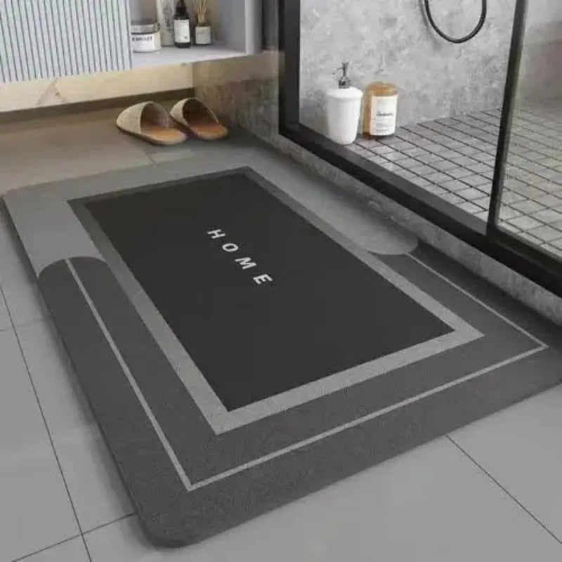 Alfombrillas de suelo de diatomeas suaves VIAKAM, alfombrillas absorbentes de agua para baños domésticos, alfombrillas antideslizantes para la entrada del baño
