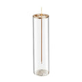 Brûleur d'encens moderne en verre, porte-encens anti-cendres volantes avec attrape-cendres amovible en verre pour la décoration intérieure, le yoga et la méditation