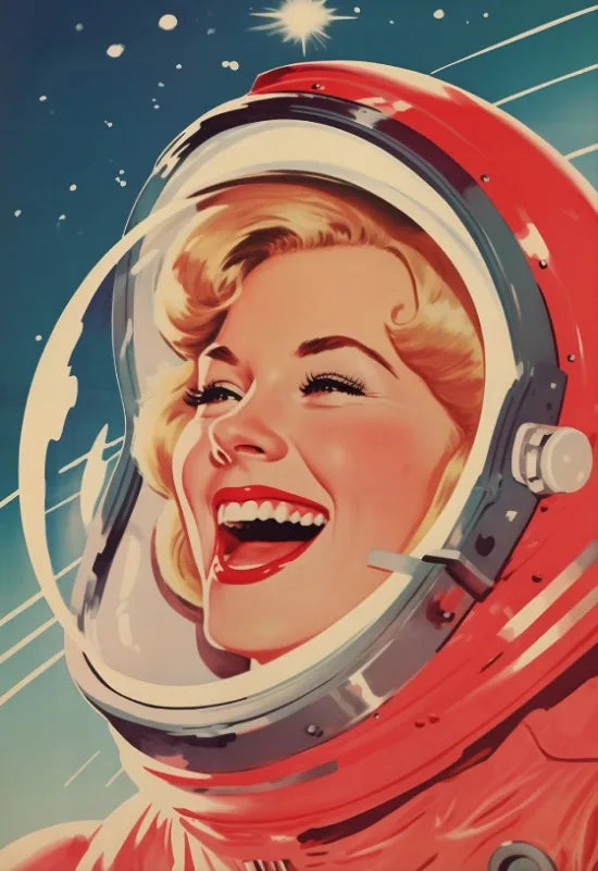 Póster Artístico de Viajes Espaciales, Cómic Vintage, Póster Alienígena Divertido, Alienígena con Decoración Humana para Pared, Humor de Bar, Decoración Retro, Lienzo Impreso de los 90