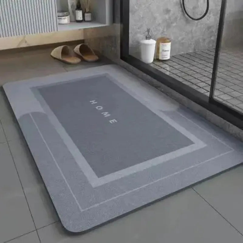 Alfombrillas de suelo de diatomeas suaves VIAKAM, alfombrillas absorbentes de agua para baños domésticos, alfombrillas antideslizantes para la entrada del baño