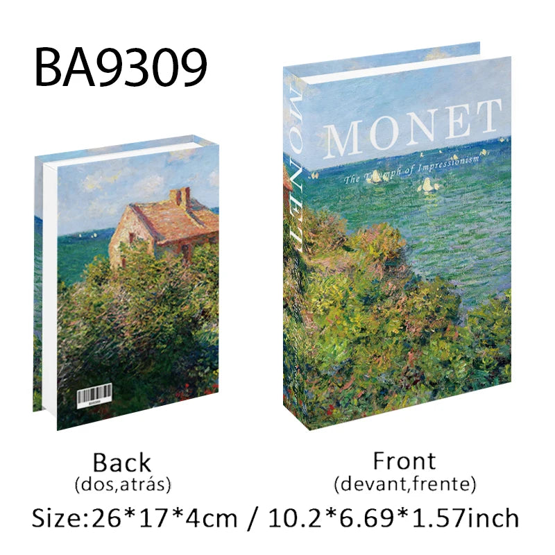 Matisse Monet Boho Luxury Decorative Books Interior Decoration Fake Book Storage Box Coffee Table Aesthetic Ornament Home Decor
