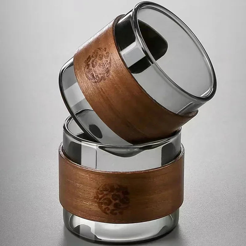 Verre de luxe résistant aux hautes températures, résistant à la chaleur et anti-brûlure pour un usage domestique, convient aux tasses à thé du propriétaire de thé Gongfu