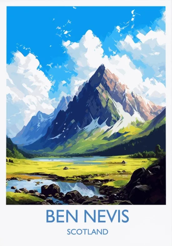 Escocia Tierras Altas St Andrews Edimburgo Glencoe Póster de Viaje Escocia Paisaje Estético Decoración de Pared Impresiones en Lienzo Regalo de Viaje