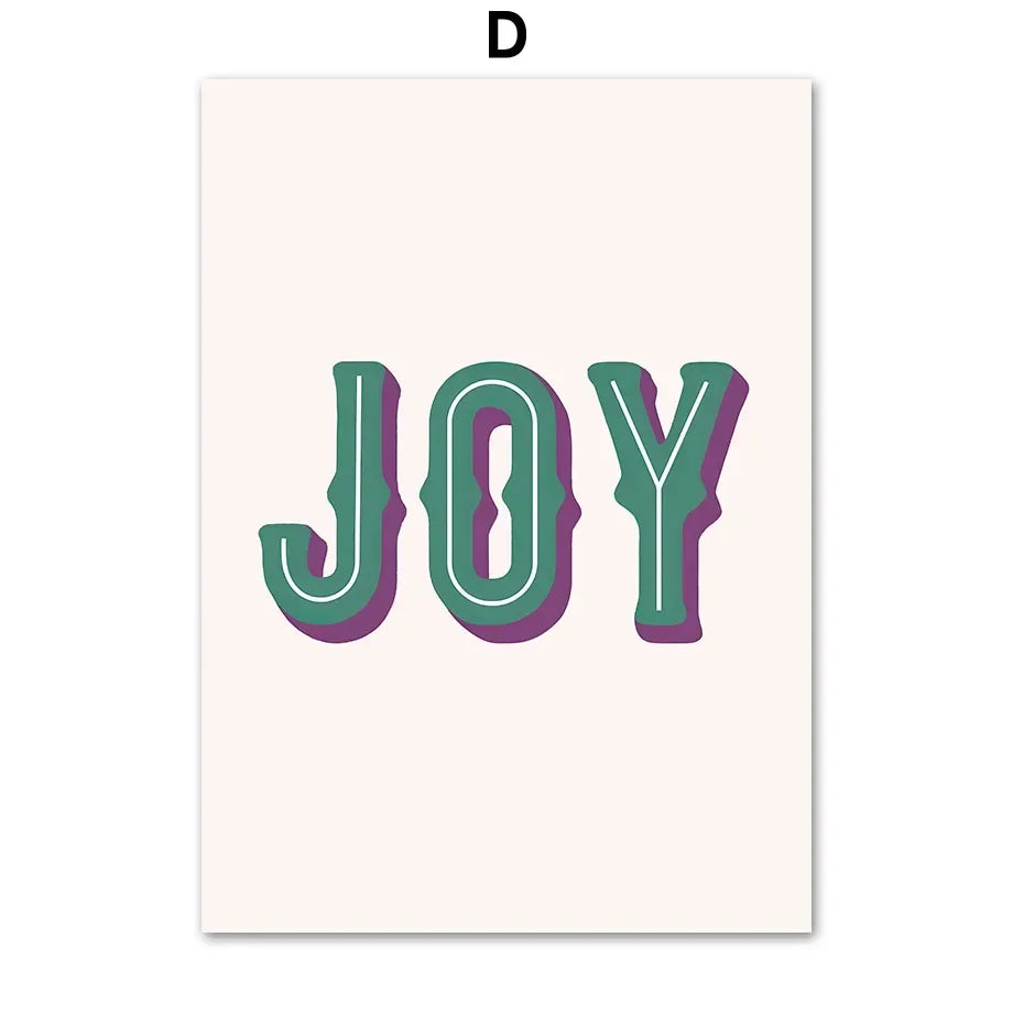Modern Simple Wall Art Pink Christmas Tree Father Christmas HD Canvas Print Poster Home Living Room Bedroom Decoration