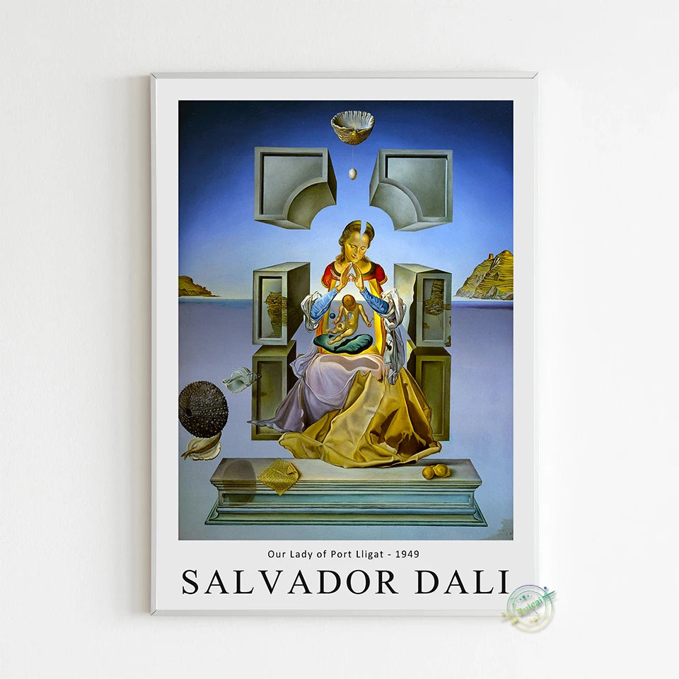 Salvador Dalí Surrealismo Póster Arte de Pared Lienzo Pintura Pósteres e Impresión Imagen para Sala de Estar Decoración del Hogar Regalo