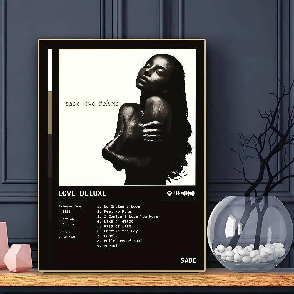 Póster de S-SADE HD Arte Adhesivo de Pared Impermeable Decoración para Hogar Sala de Estar Bar