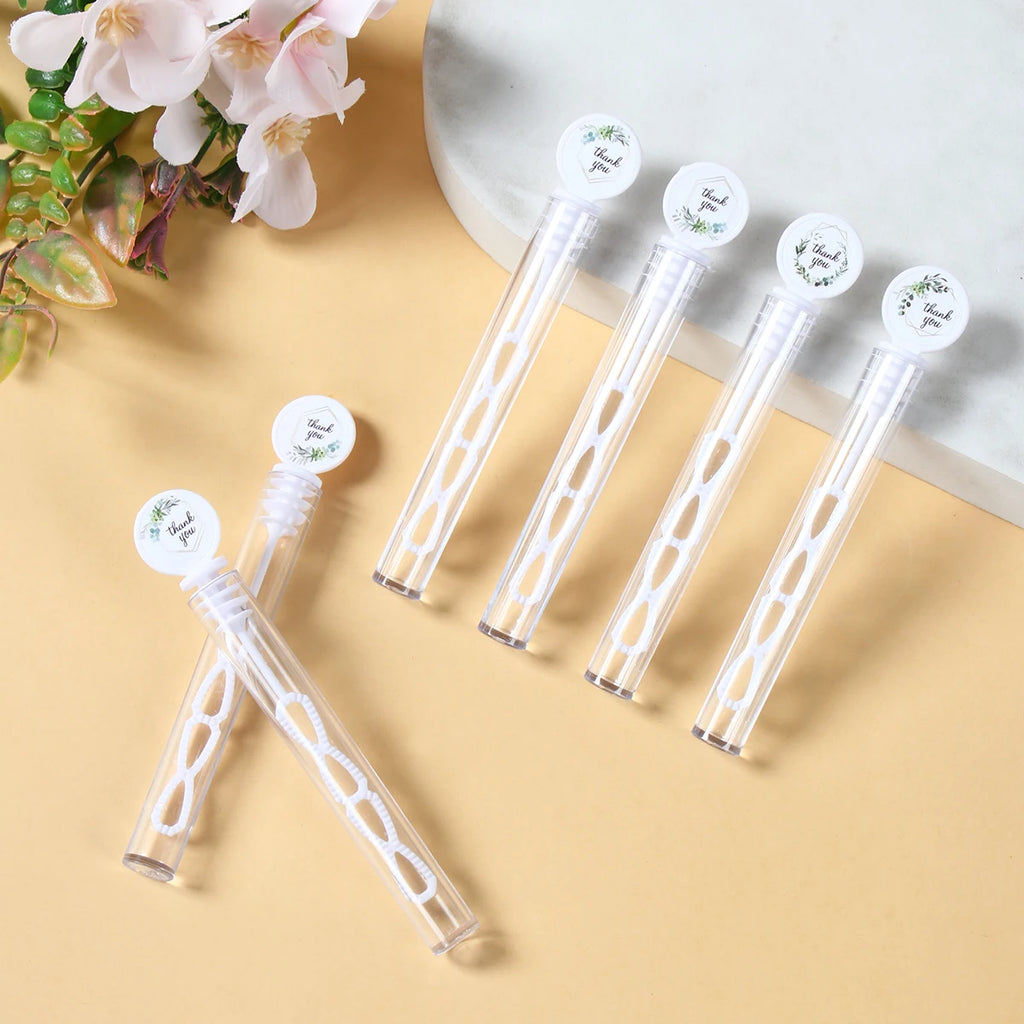 Bouteilles de savon à bulles pour fête de mariage Décoration de fête de mariage joyeuse pour enfants Bouteille de savon à bulles de remerciement Fournitures de fête de mariage