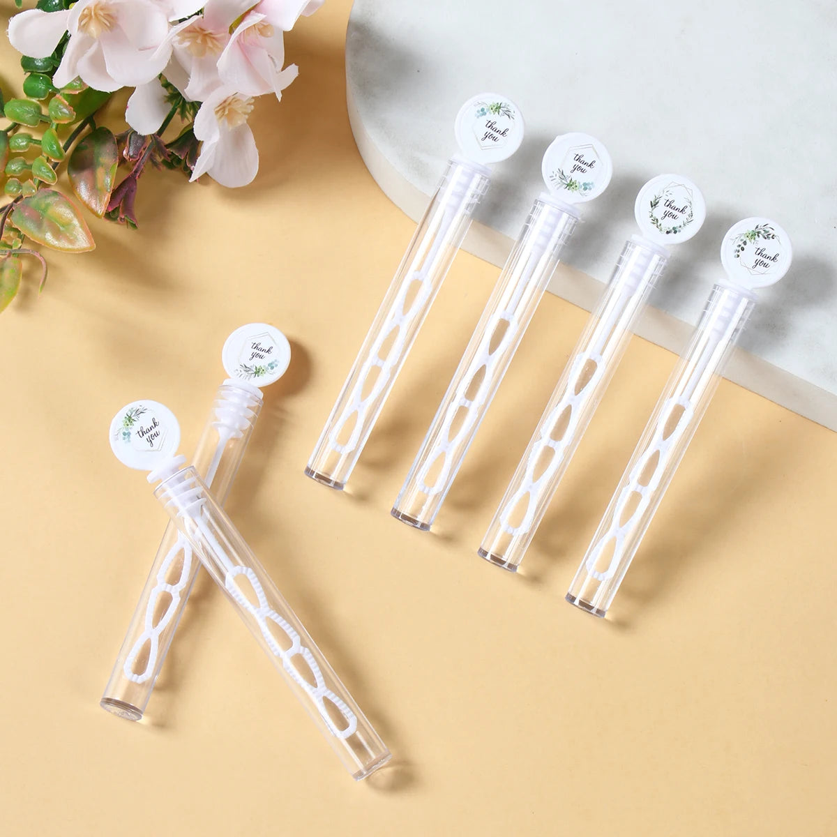 Bouteilles de savon à bulles pour fête de mariage Décoration de fête de mariage joyeuse pour enfants Bouteille de savon à bulles de remerciement Fournitures de fête de mariage