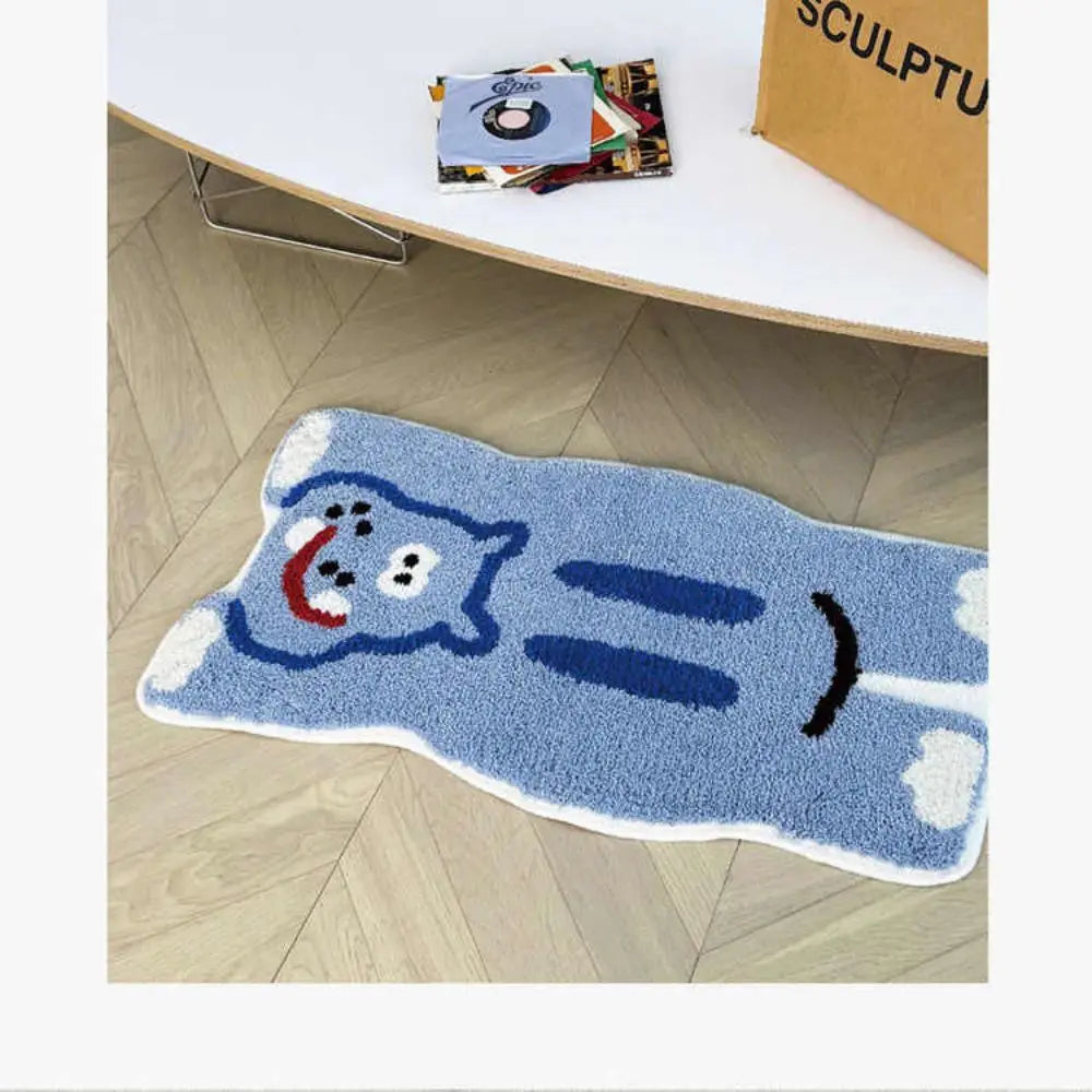 Alfombra de imitación de cachemira de animales de dibujos animados Vikama, suave y cómoda, manta para cama de dormitorio, regalo de inauguración de la casa para niños, decoración del hogar