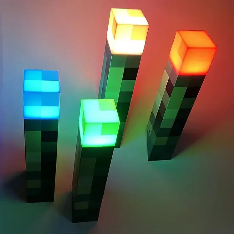 Veilleuses LED Marronnier Torche de 11,5 Pouces, Rechargeables par USB, Lampe de Table, Décoration de Salle de Jeu, Cadeaux d'Anniversaire pour Enfants, Lampes Jouets