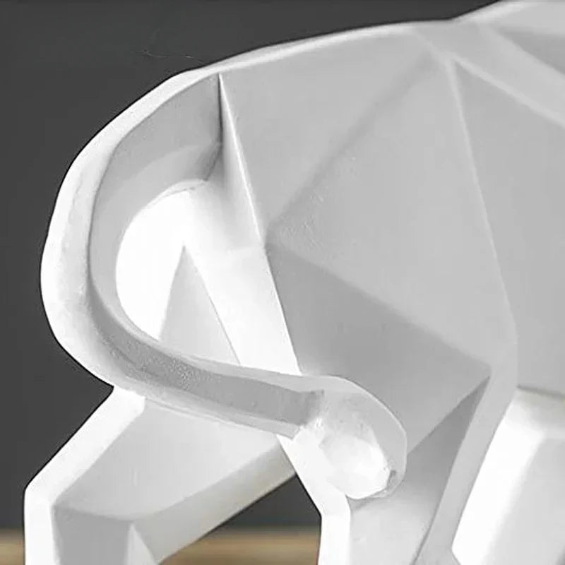 Ornements de taureau en résine, style nordique moderne et simple, artisanat de décoration créatif pour la maison, bureau, étude, statue de vache, figurine animale
