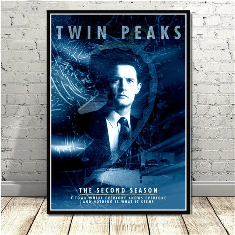 Serie de TV Twin Peaks, póster de anime de película clásica y grabados en lienzo, pintura artística, cuadros de pared para sala de estar, decoración del hogar