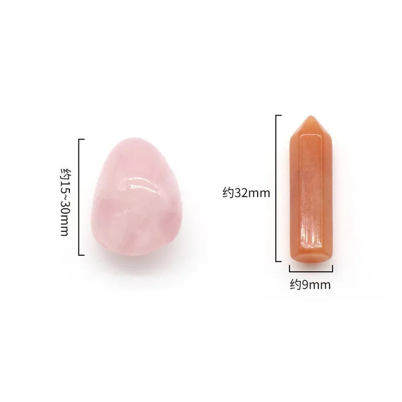 Ensemble de 14 pierres naturelles, 7 chakras, pierre de guérison Reiki, quartz minéral, ornement, pierre précieuse de guérison, décoration d'intérieur, pierres artisanales, cadeaux
