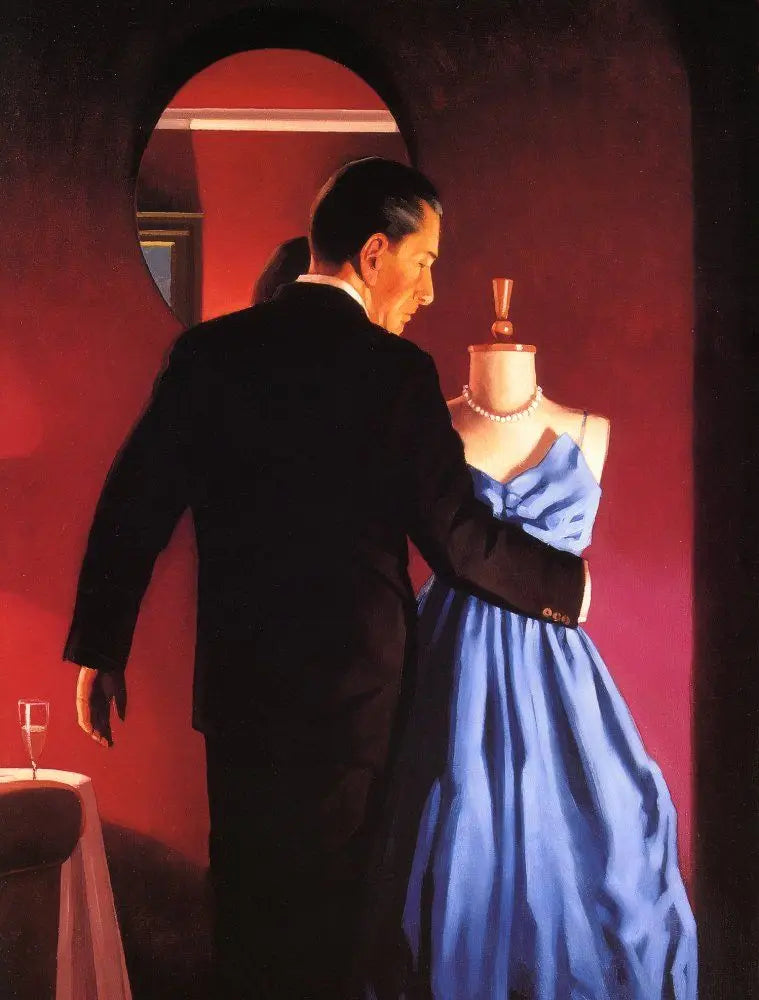 Jack Vettriano Classic Sexy Woman Portrait Nude Lover Poster Vintage Canvas Painting Wall Art Picture Erotic Home Room Decor