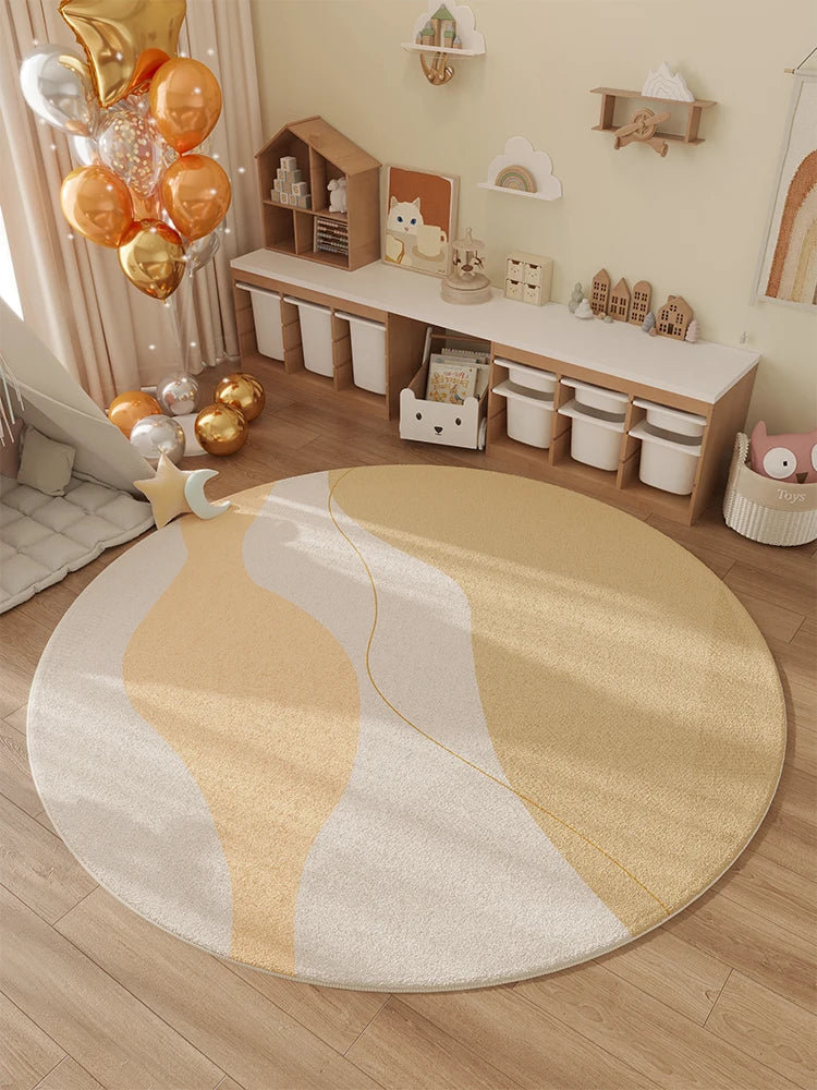 VIKAMA Alfombra de Invierno para Habitación de Niños, Alfombra de Noche para Dormitorio, Cojín Impermeable para Silla Giratoria, Decoración del Hogar