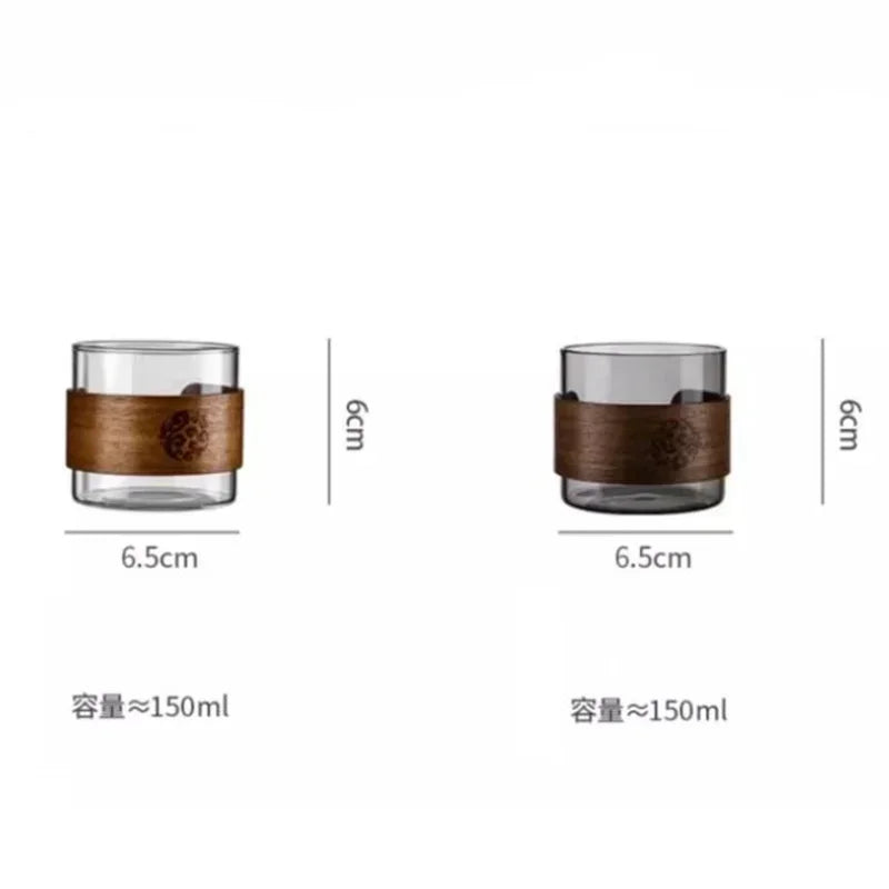 Verre de luxe résistant aux hautes températures, résistant à la chaleur et anti-brûlure pour un usage domestique, convient aux tasses à thé du propriétaire de thé Gongfu