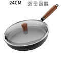 Sartén de 30 cm, wok, sartén antiadherente con tapa, utensilios de cocina para el hogar, olla universal para filetes y tortitas, apta para cocinas de inducción y gas