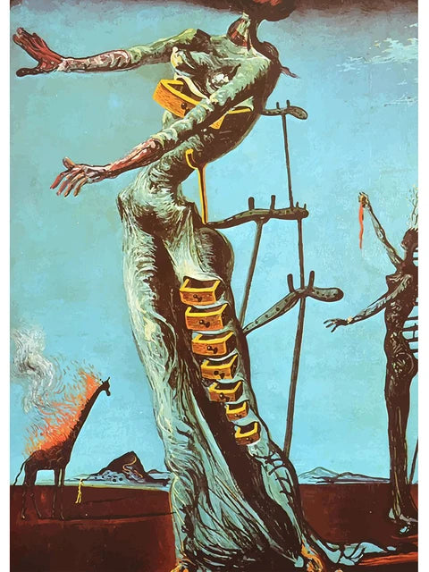 Surréalisme Œuvre d'Art Célèbre de Salvador Dalí Affiches et Impressions Toile Peinture Tableaux Muraux pour Salon Décoration Intérieure