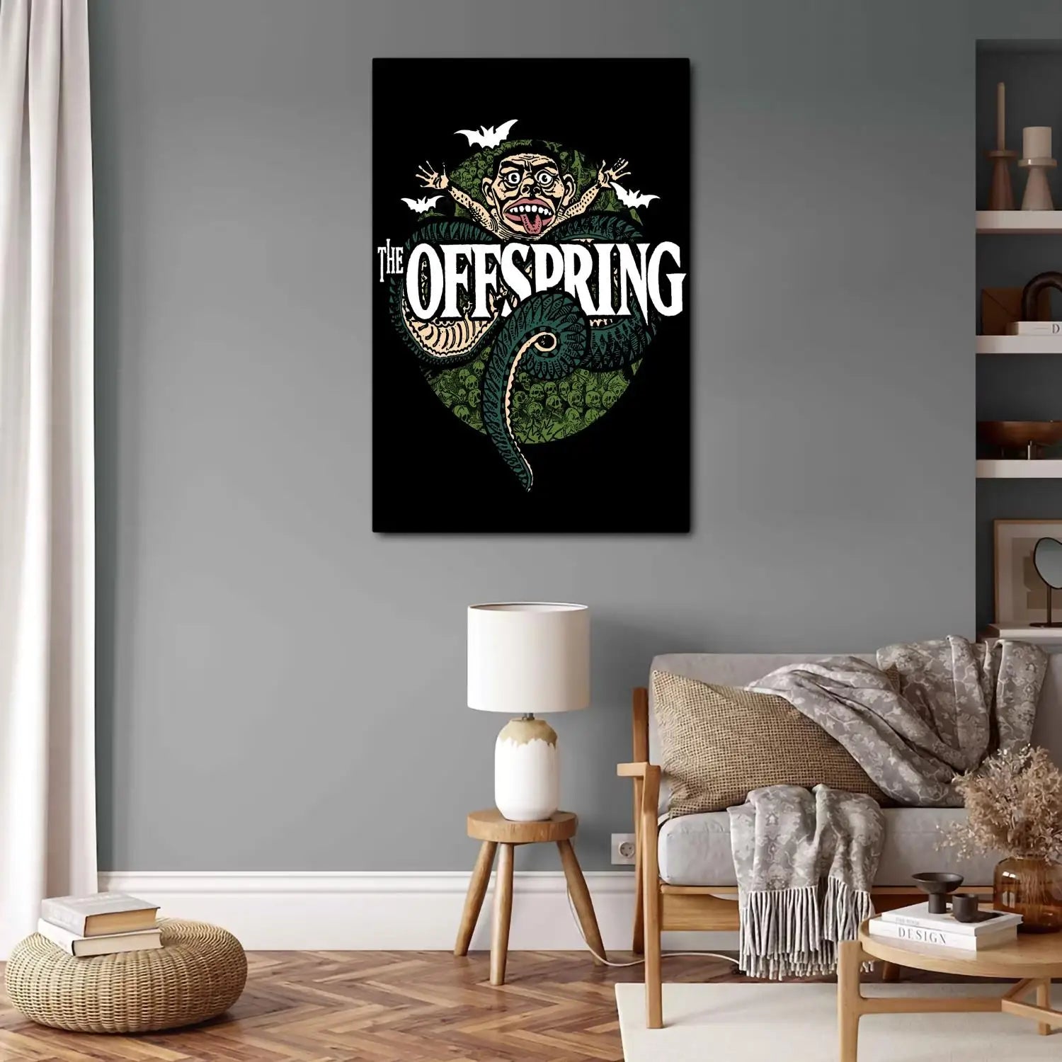el descendiente Póster de lona de videojuegos de anime y cuadro de pared impreso, pósters de decoración moderna para dormitorio familiar