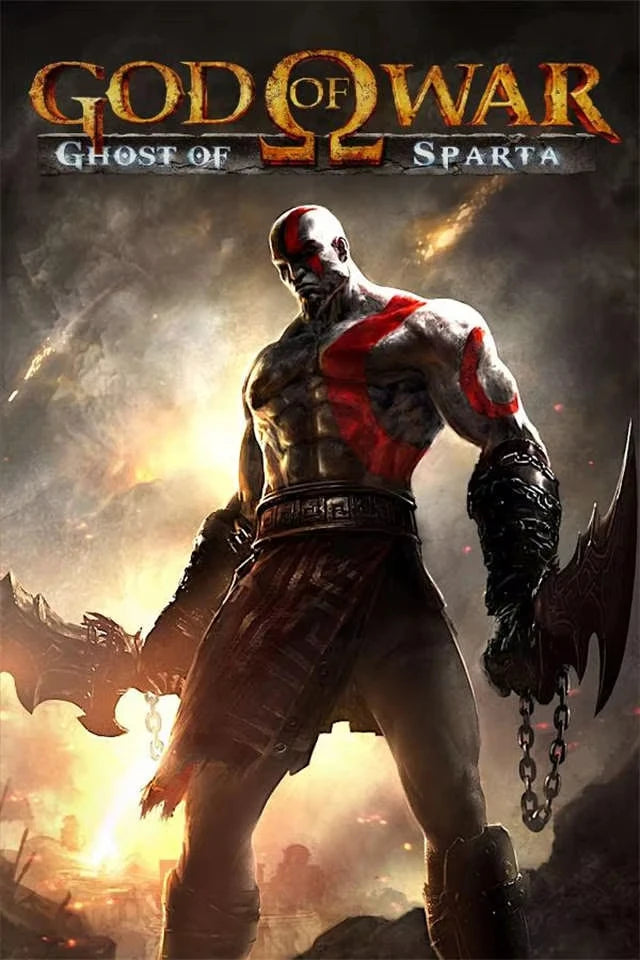 Poster God of War Ragnarok 2022 - Décoration murale sur le thème de Kratos pour salle de jeux