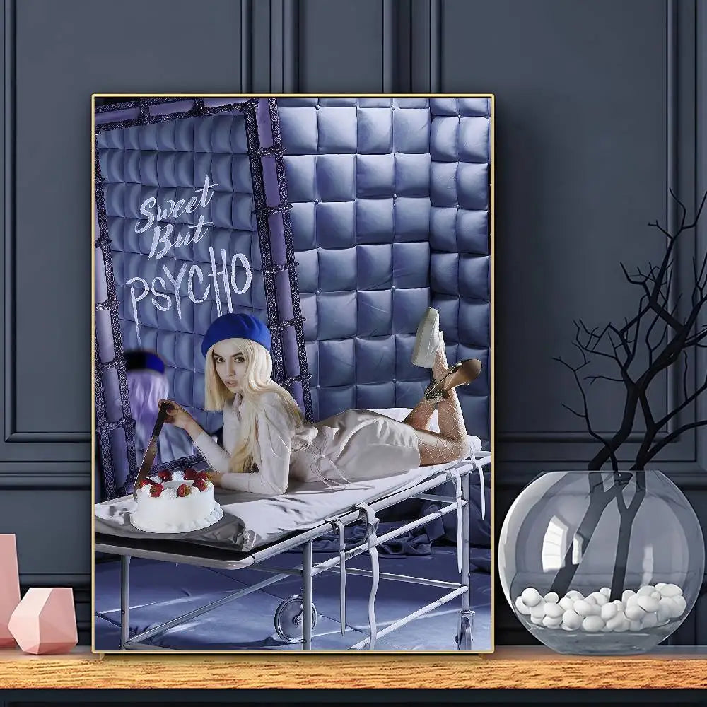 Cantante Ava Max Don't Click Play Póster HD Pósters Hogar Habitación Bar Cafetería Decoración Arte de Pared Pintura Cuadro